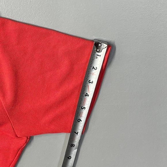 Tommy Bahama Reddish Orange Men's Size M Short Sleeve Polo Shirt - Picture 9 of 12